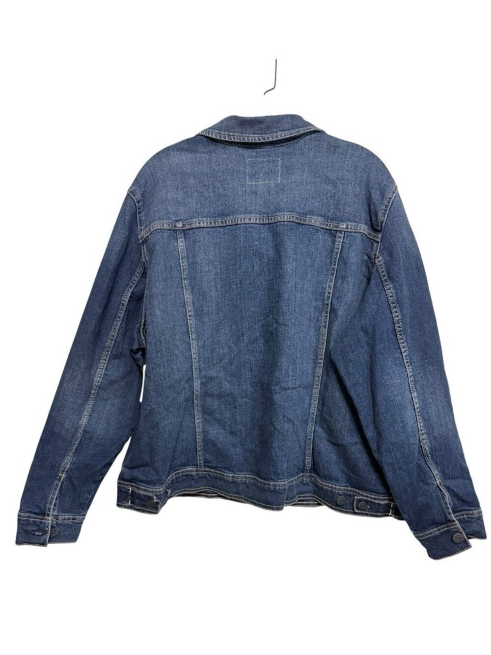 Old Navy NWT Blue Denim Jean Trucker Jacket Women's Size XXL - Picture 2 of 6